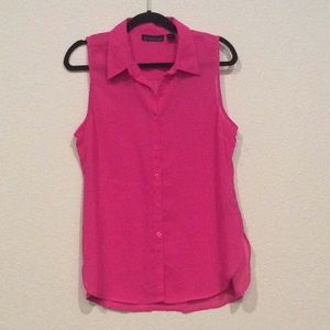 Hot Pink Sleeveless Top
